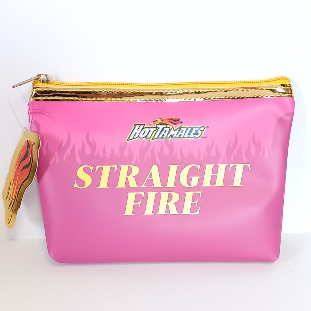 NWT! Hot Tamales Straight Fire Cosmetic Bag